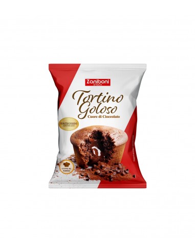 TORTINO GOLOSO CON CREMA AL CACAO g 60 x 20 pz