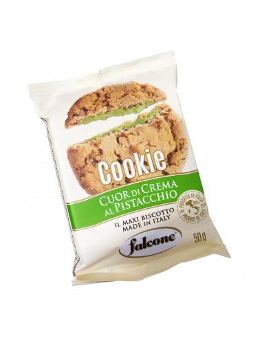 COOKIES FALCONE CUOR DI  PISTACCHIO g 50x40 pz